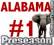 Alabama Crimson Tide 2010 preseason #1 