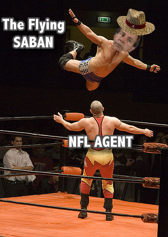 flying nick saban