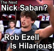 Rob Ezell of Alabama Imitates Nick Saban