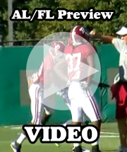 video practice al crimson white Florida game