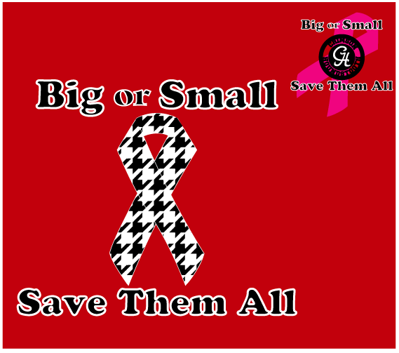 Alabama breast cancer awareness t-shirt