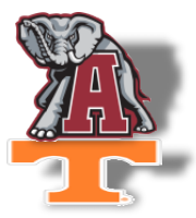 alabama tennessee vols